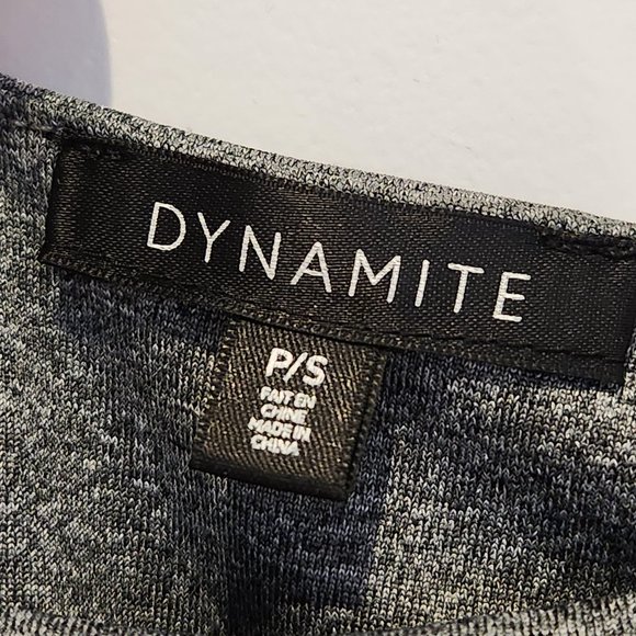 2 FOR $15! Dynamite Grey Thick Strap Tank | Sz S - Picture 6 of 9